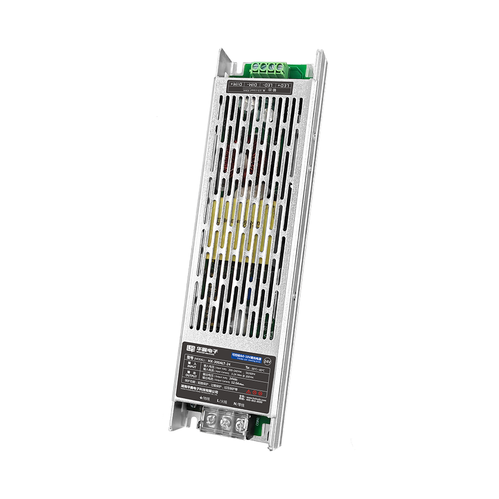 Triac LED Power Supply 0.1%-100% depth of dimming 300W 24V 2-in-1 dimming Comply