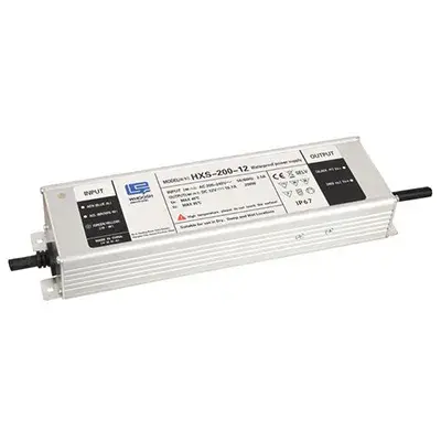 200W Waterproof LED Power Supply 8.33A 24V for outdoor lighting